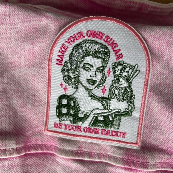 “Be Your Own Daddy” Jean Jacket - Picture 5 of 5